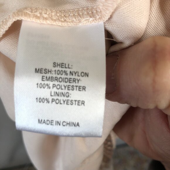 BAE Dress Womens M Pink Blush Lace Cottage Core Fairy Feminine Victorian NEW - Picture 11 of 16